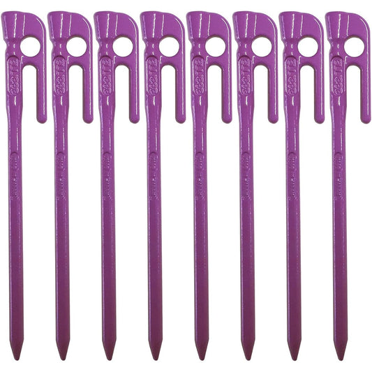 ELLISSE Forged Peg Elisse Stake 18cm Purple Powder Coating MK-180PU MADE IN JAPAN (Set of 8)