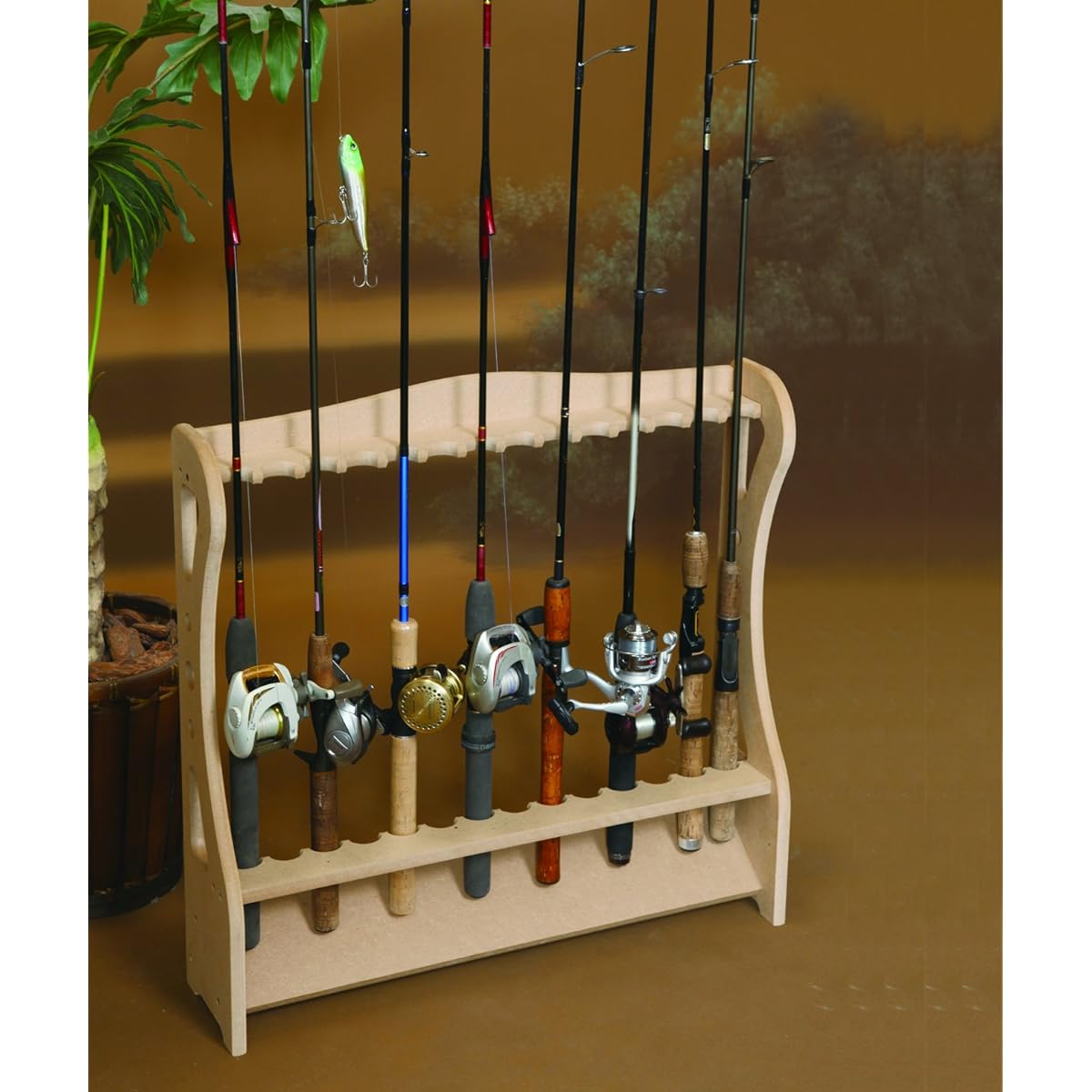 Trantian rod stand for 14 pieces