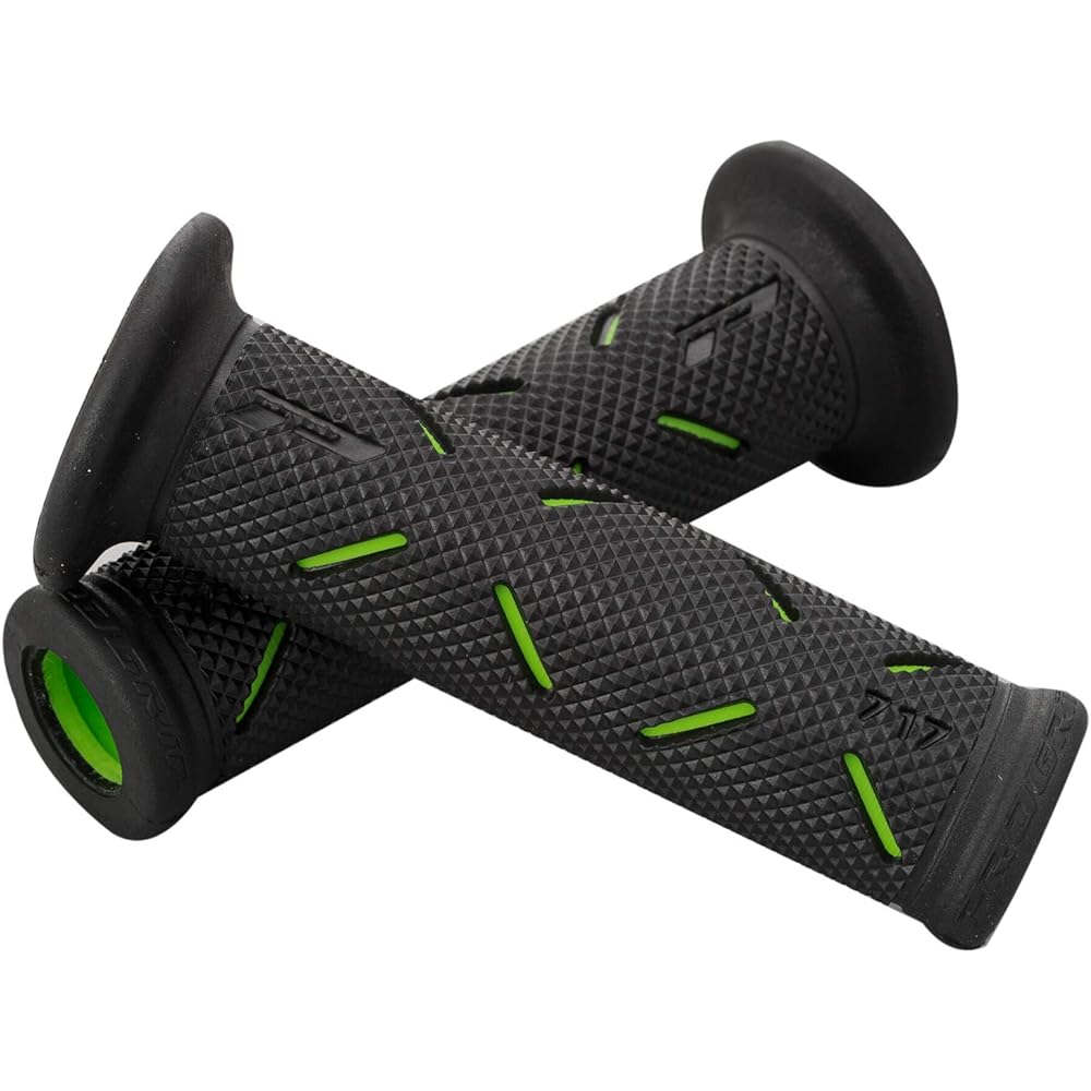Daytona PROGRIP Motorcycle Grip for Handlebar Diameter φ22.2 122mm Earthquake Resistant Gel End Penetration 717 Type Green 98040
