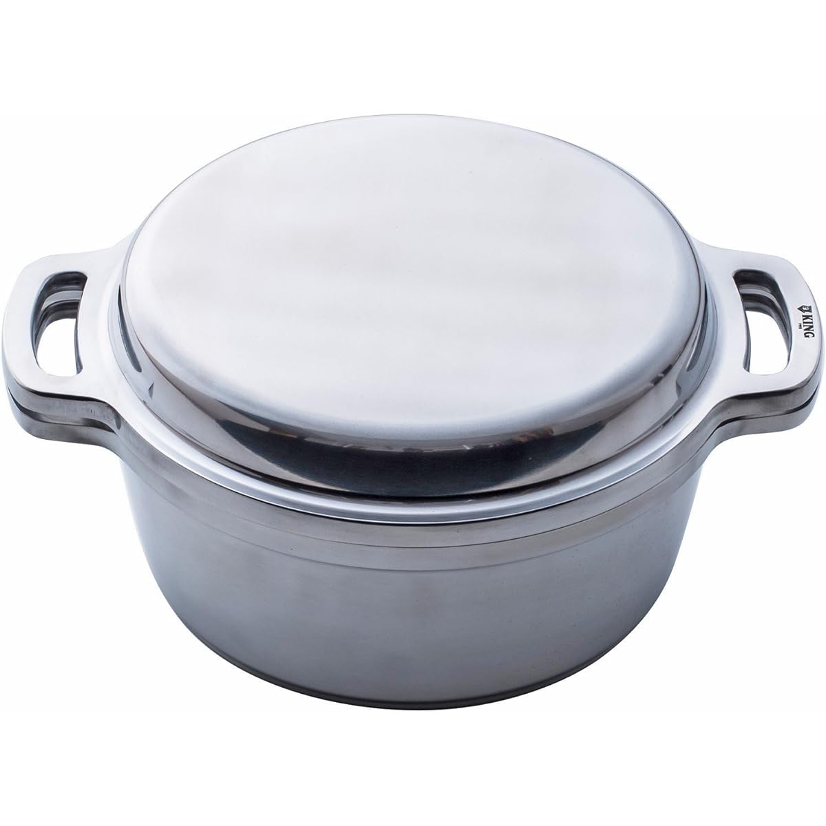 HAL Musui KING Anhydrous Pot (R) 24 Two-Handed Pot 24cm Anhydrous Cooking 8 Roles in 1 Pot Made in Japan 600034