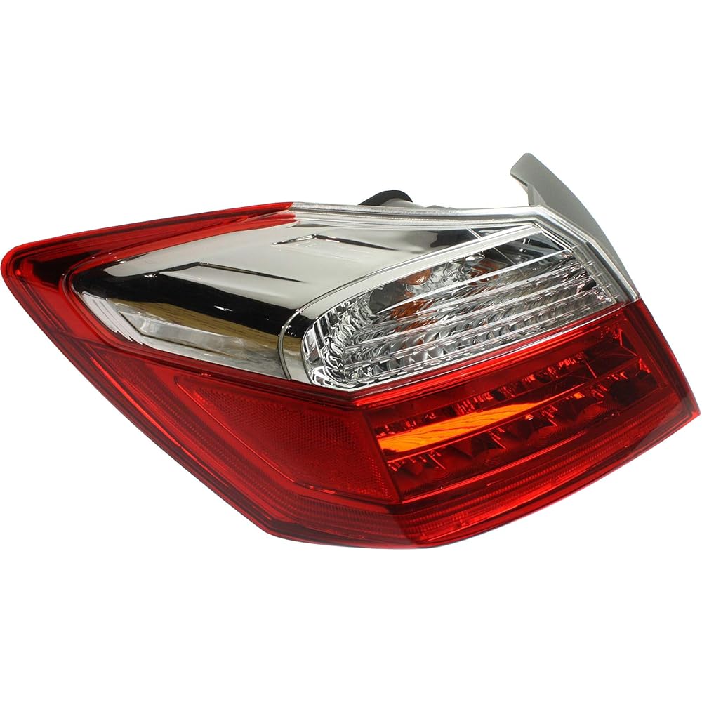 EVAN FISCHER side Outer tail light assembly 2013-2015 Compatible with Honda cord sedan with light bulb