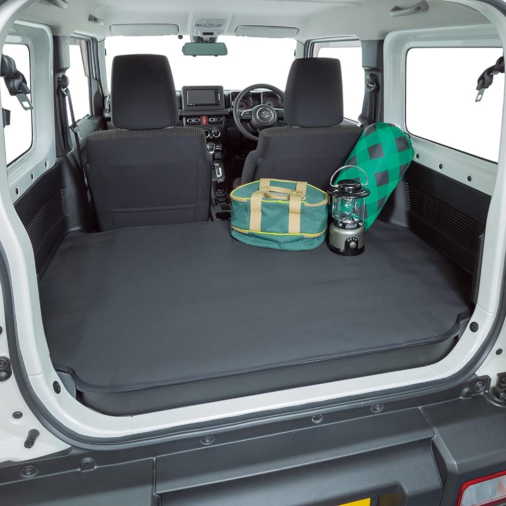 BONFORM Jimny non-slip luggage mat for JB64/JB74, integrated black, prevents luggage from staining, surface water repellent, waterproof, suitable for outdoor activities 7755-90BK
