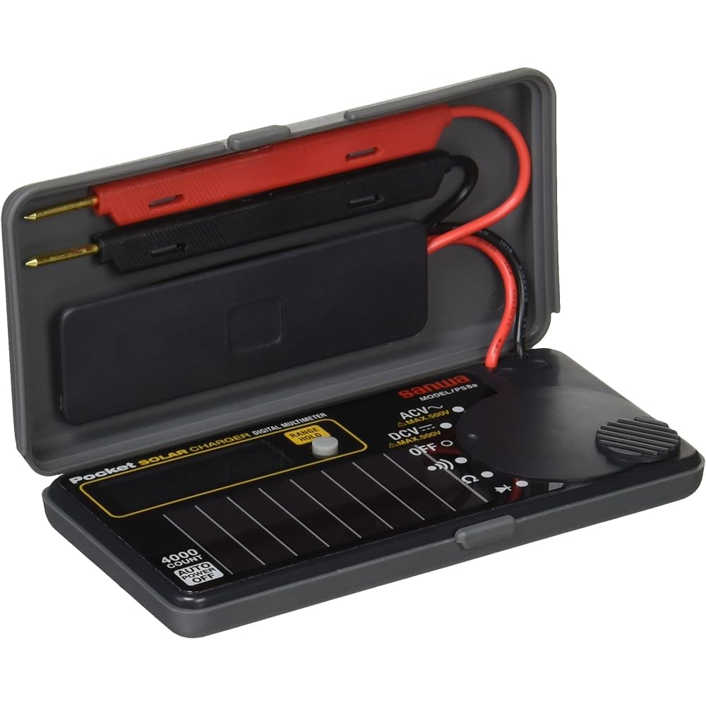 Sanwa Electric Meter SANWA Solar Charging Pocket Digital Multimeter PS8A