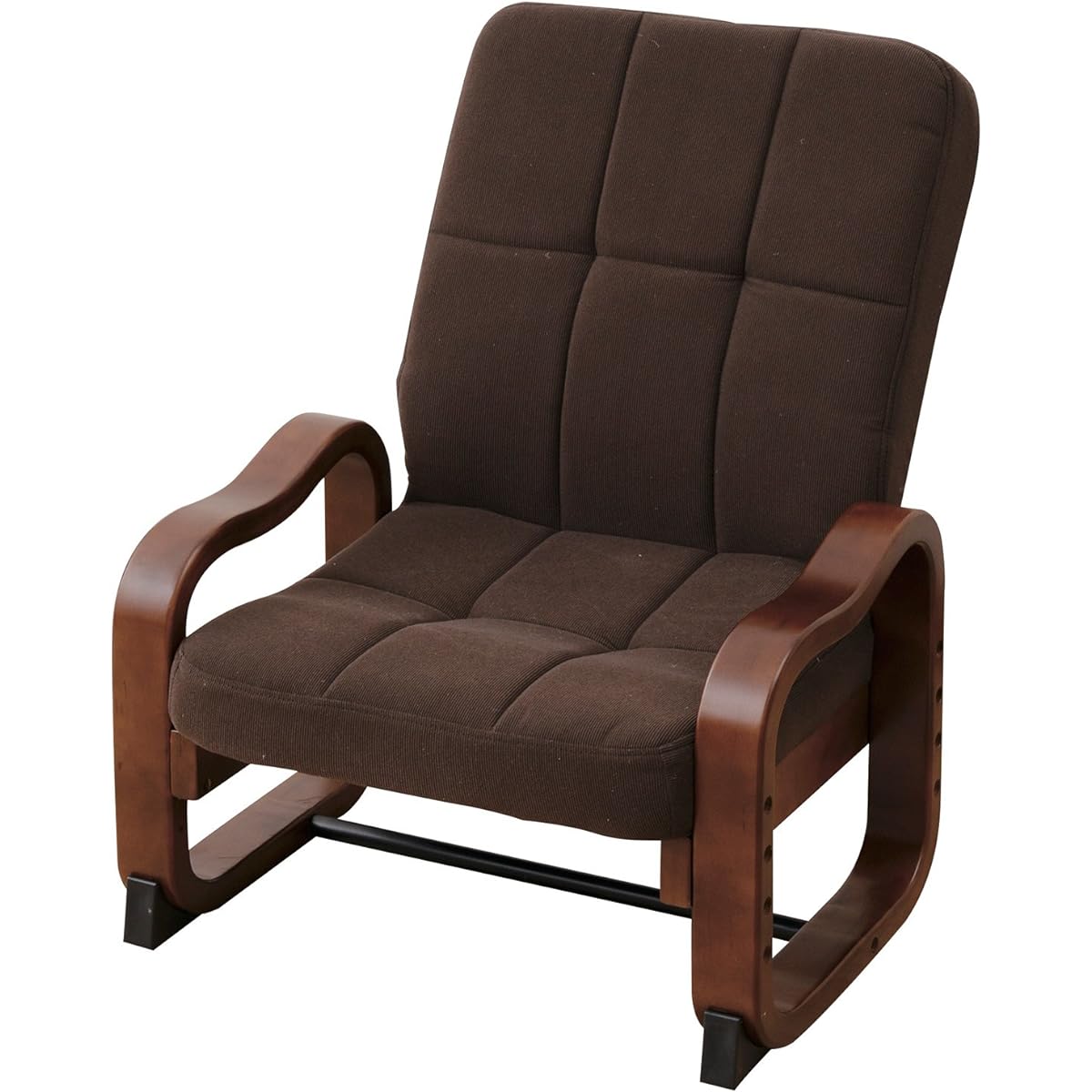 YAMAZEN No assembly required, gentle chair, high back mocha brown SKC-56H(MBR)6