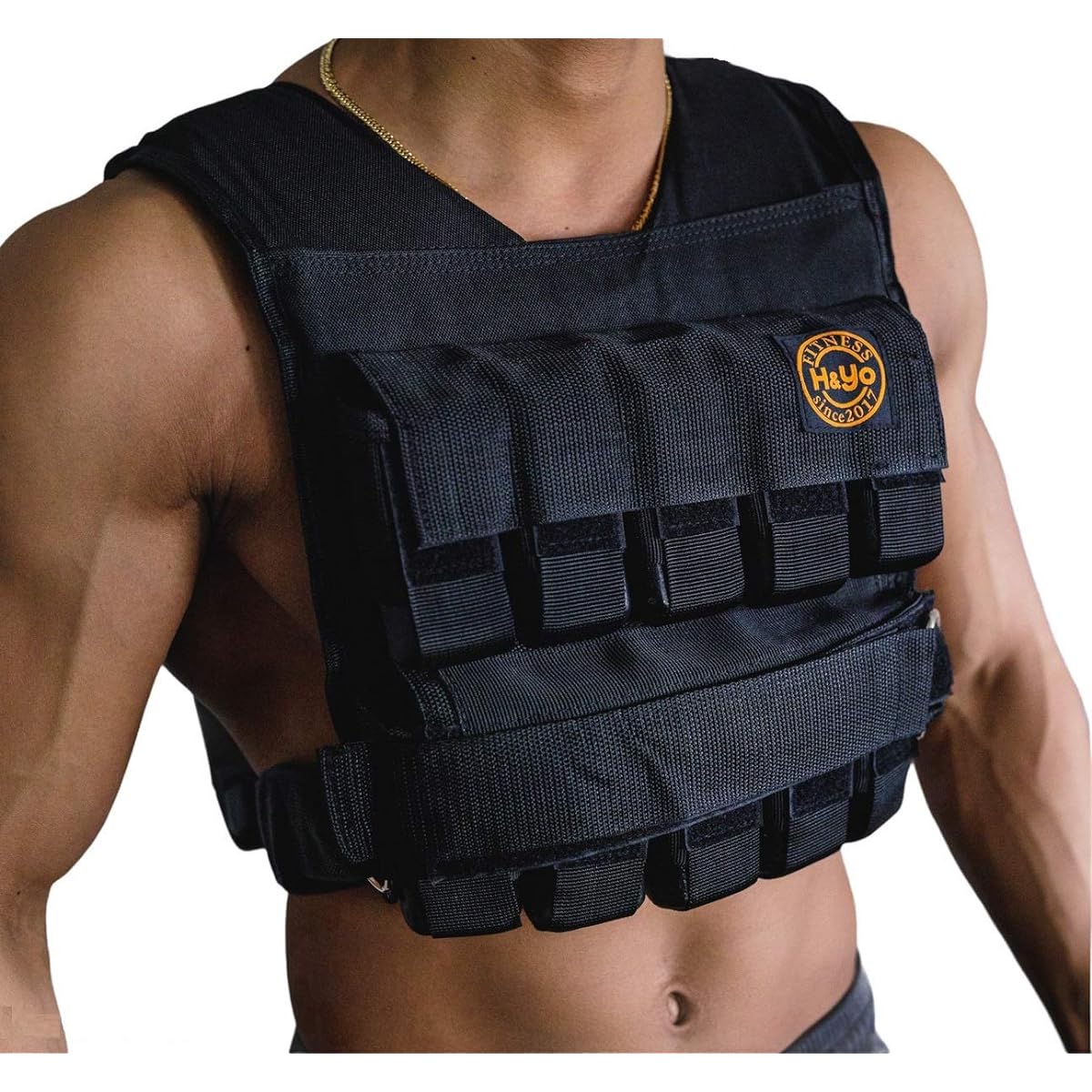 H&Yo Weight Vest 20kg 10kg Adjustable Weight Weight Jacket Bodyweight Training Load Home Training Muscle Training