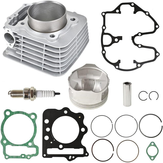 85mm Cylinder Piston Gasket Rebuild Kit Replacement for Honda Sportrax 12100-HN1-A70 12191-KCY-672 1999-2008