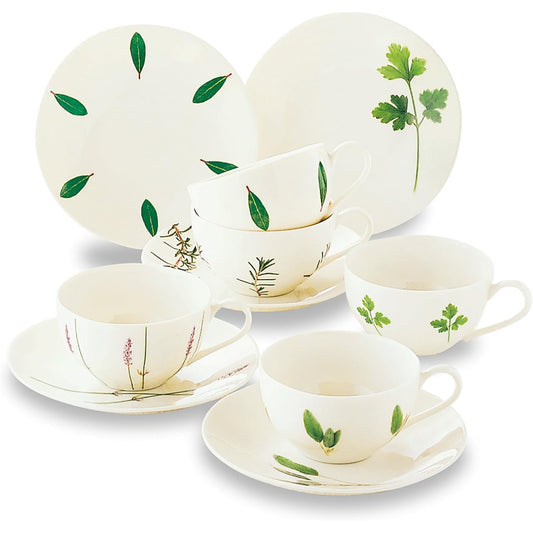 LA AMYS "Tea Varie 5" Coffee Cup & Tea Cup & Plate 5 Customer Set AM20-TS21