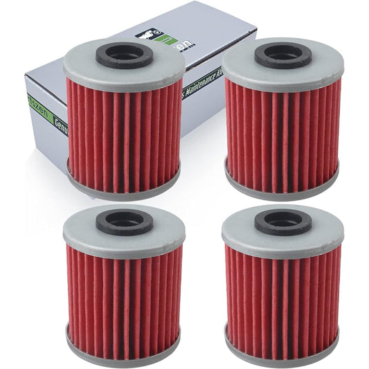 partszen KX250 Oil Filter for Kawasaki KX250F KX450F Suzuki RMX450Z RMZ250 RMZ450 Beta EVO 250 300 4 pieces