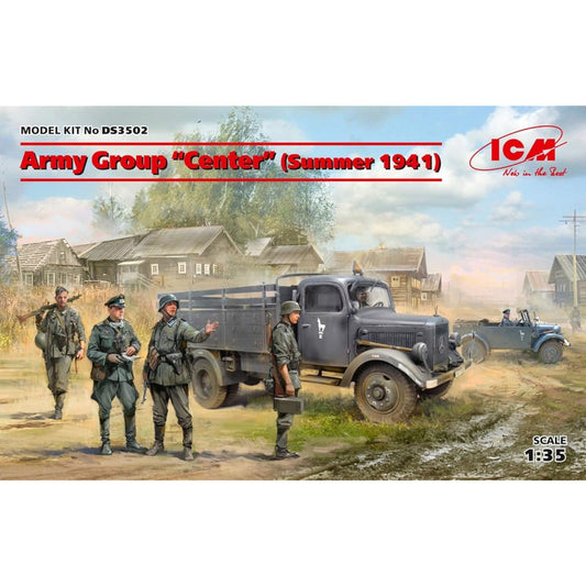 ICM 1/35 German Army Group Center (Summer 1941) Set Plastic Model DS3502