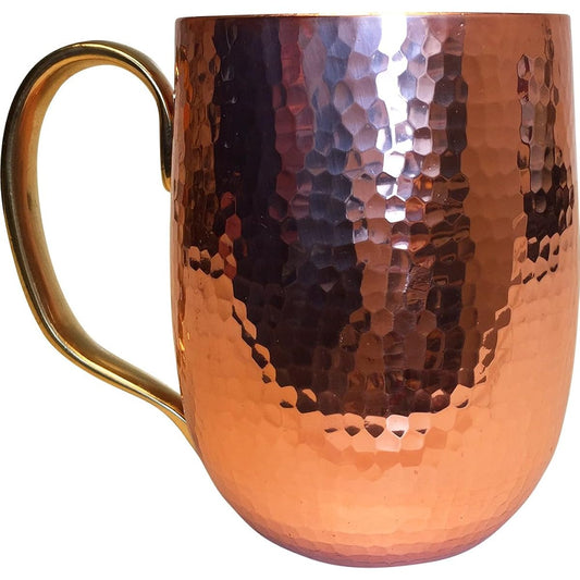 Asakusa Copper Silver Copperware Store Pure copper mug (small) 400cc Beer cup made by Mr. Hoshino with 40 years of experience as a craftsman