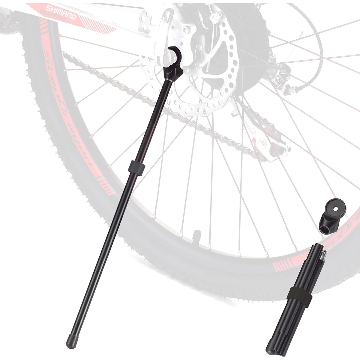 U-LIX KickStand Bicycle Mobile Stand Easy to Attach and Detach 26 Inch Quick Stand for 700c Perfect for Road Bikes and Cross Bikes