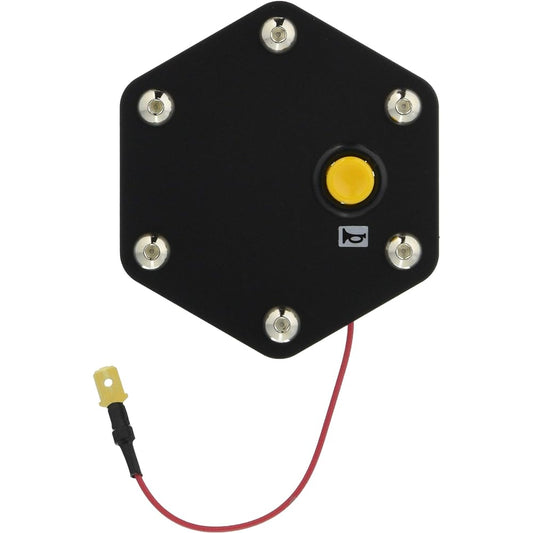 Daikei Sangiyo Daikei Sangiyo Plate Horn Button Black Anodized/Yellow PH04