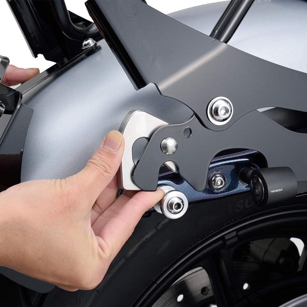 Daytona 99994 Motorcycle Carrier, For HARLEY-DAVIDSon, XL1200/883 Series (04-20), Mounting Lock Plate Set
