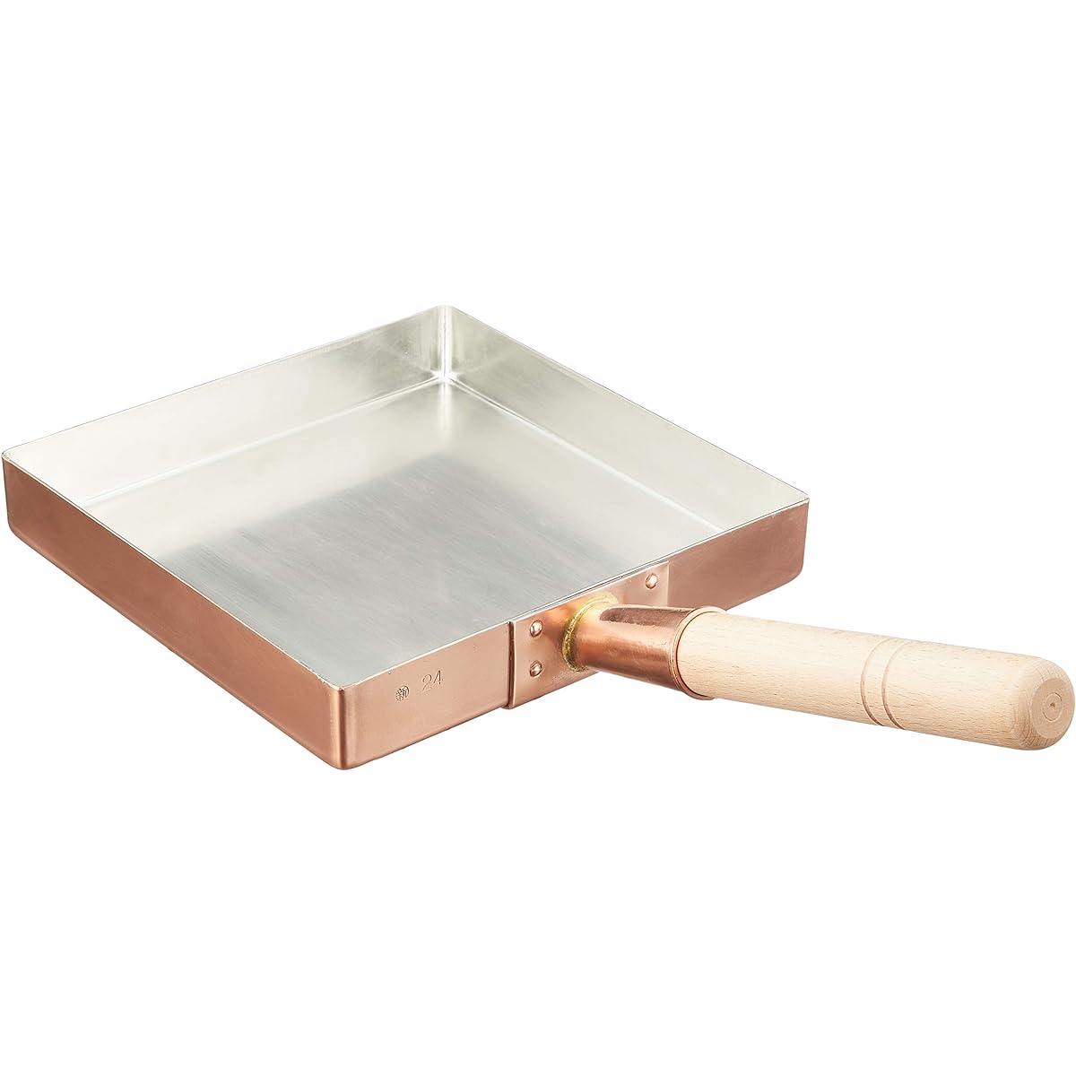 EBM Copper Tamagoyaki Kanto Type 24cm 9902