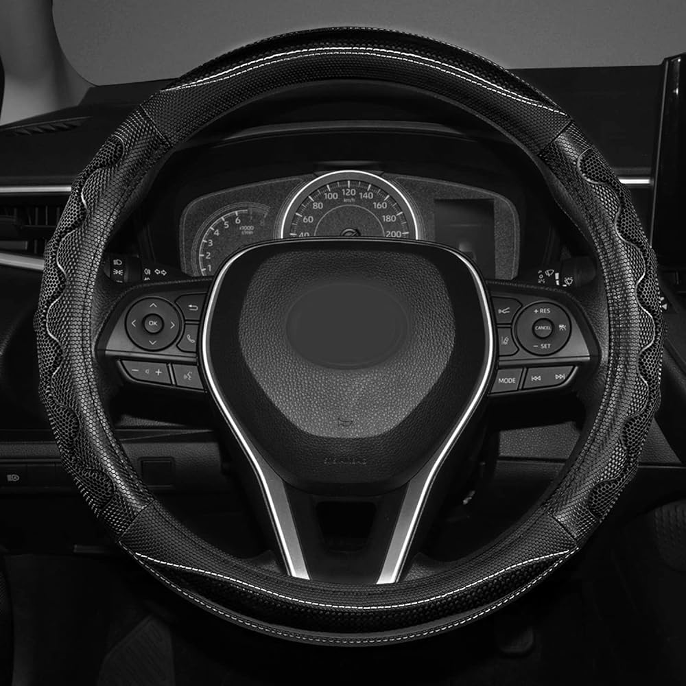 GIANT PANDA Steering Wheel Cover Toyota Kamuri Takoma Handle Cover Toyota RAV4 Corolla Black