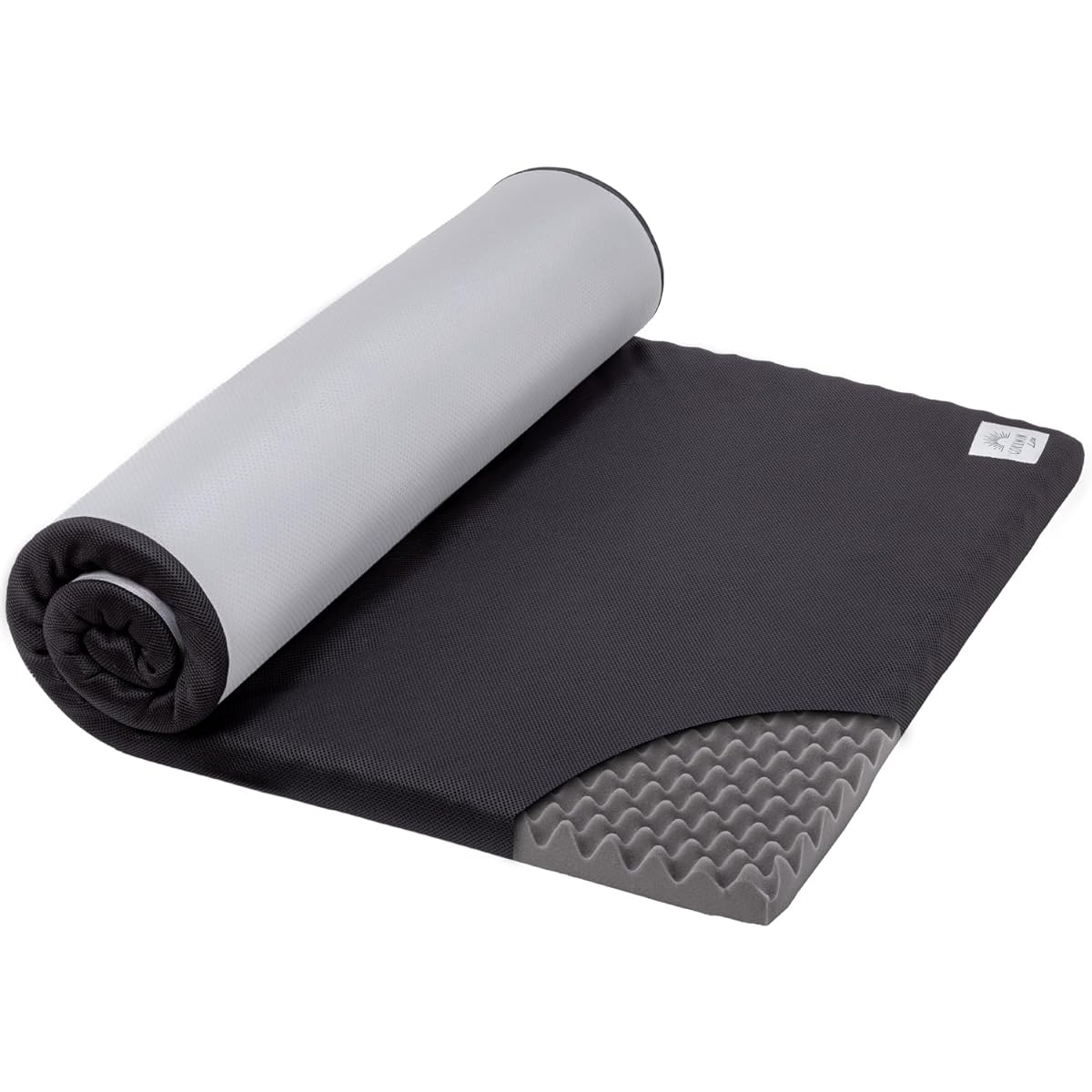 GOKUMIN Light Mattress Single High Resilience Bed Mat Thickness 5cm Lightweight Futon 140N Density 25D Textured