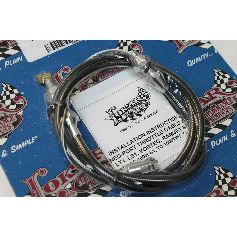 Throttle cable kit conversion Swap black LOK-TC-1000LS1U Camaro Firebird for LS