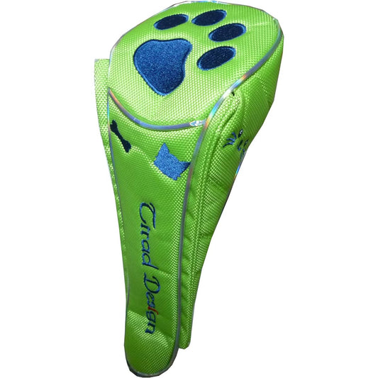 Golf Head Cover for Utility Paw Magnetic Type (Green, for Utility)