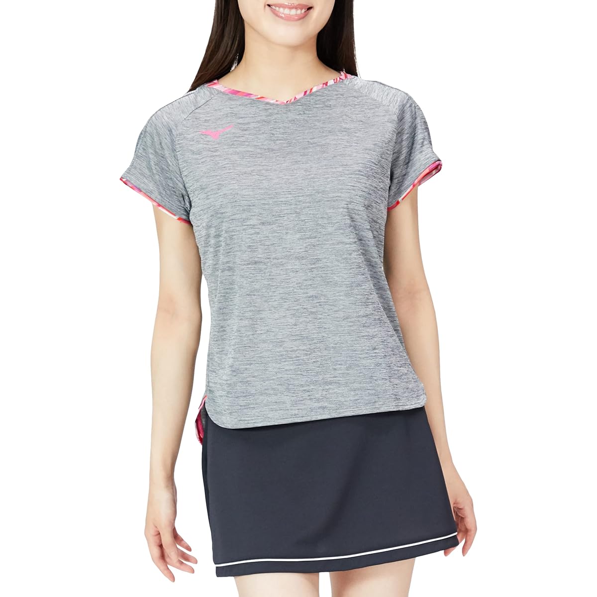 [Mizuno] Tennis/Badminton Wear Dry Science Game Shirt Sweat Absorbent Quick Drying 72MA1203 Women's