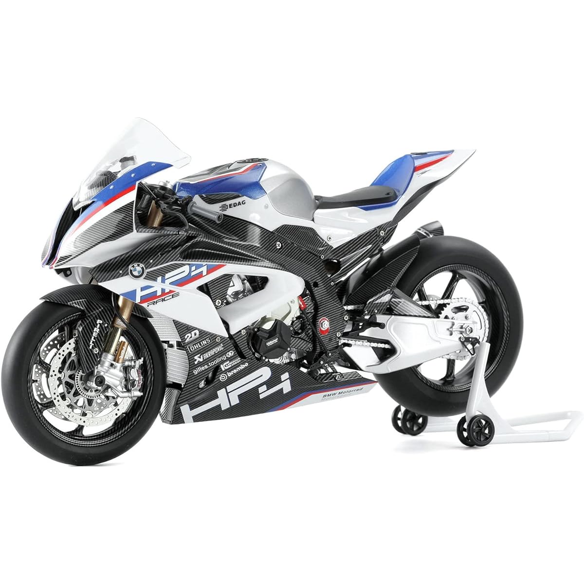 Mont Model 1/9 BMW HP4 RACE Multicolor Molded Version Plastic Model MMT-004S