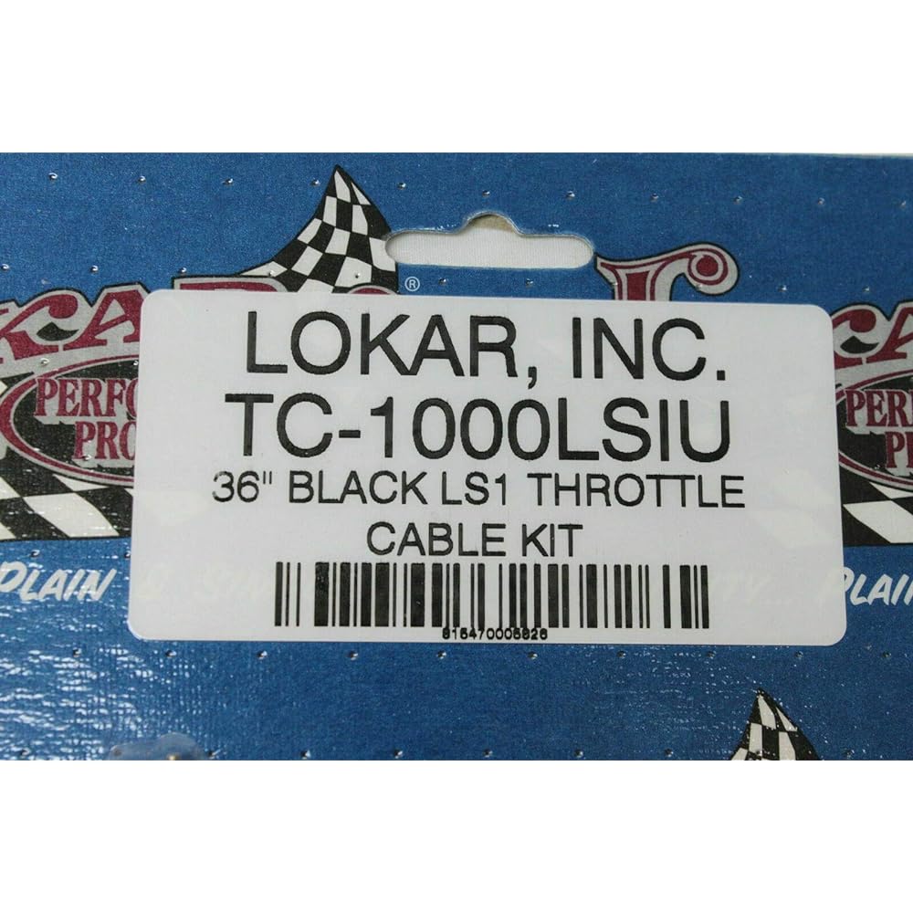 Throttle cable kit conversion Swap black LOK-TC-1000LS1U Camaro Firebird for LS
