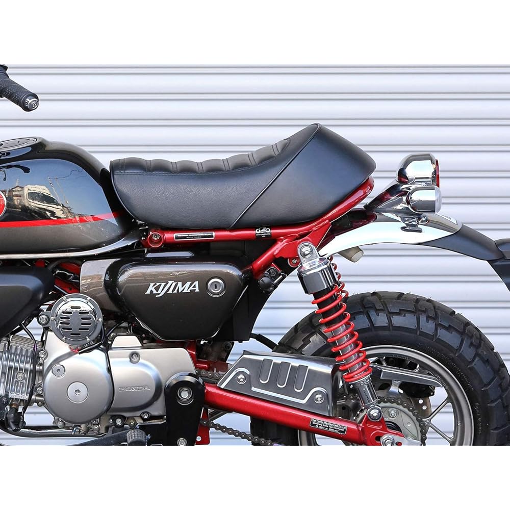 Kijima Motorcycle Bike Parts Seat Touring Type Tack Roll Monkey 125 ('18-) Black HONDA 207-396