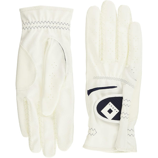 ONOFF Ladies gloves (both hands) White x Navy 22cm OG7321-04 NAV22
