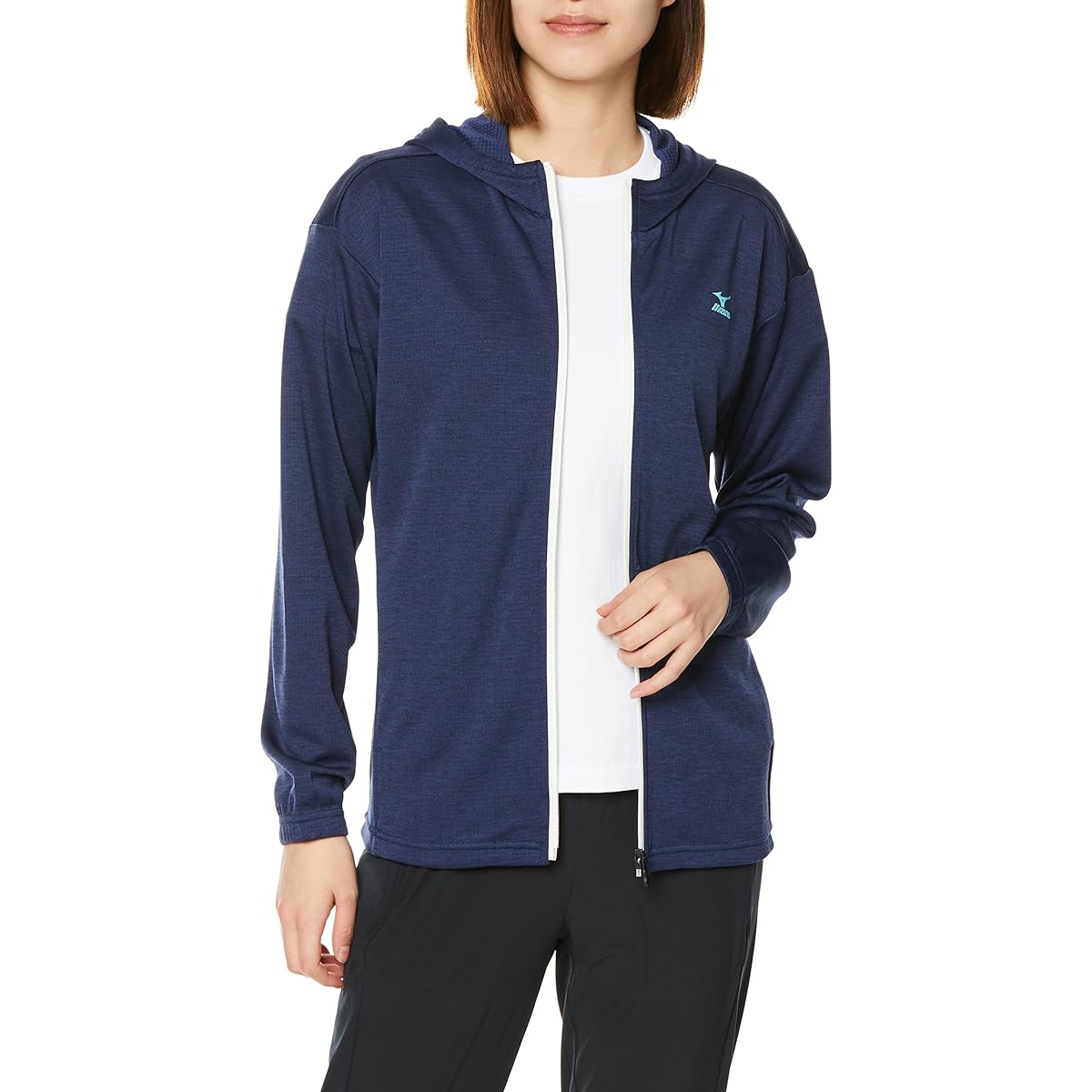 Mizuno K2JCA240 Women's Training Wear Sweat Jacket Parka Jersey Sweat Absorbent Quick Drying