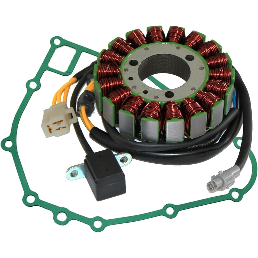 Caltric stator and gasket Kawasaki KLF300 Bayou 300 2X4 1992 1993 1994 1995-2004