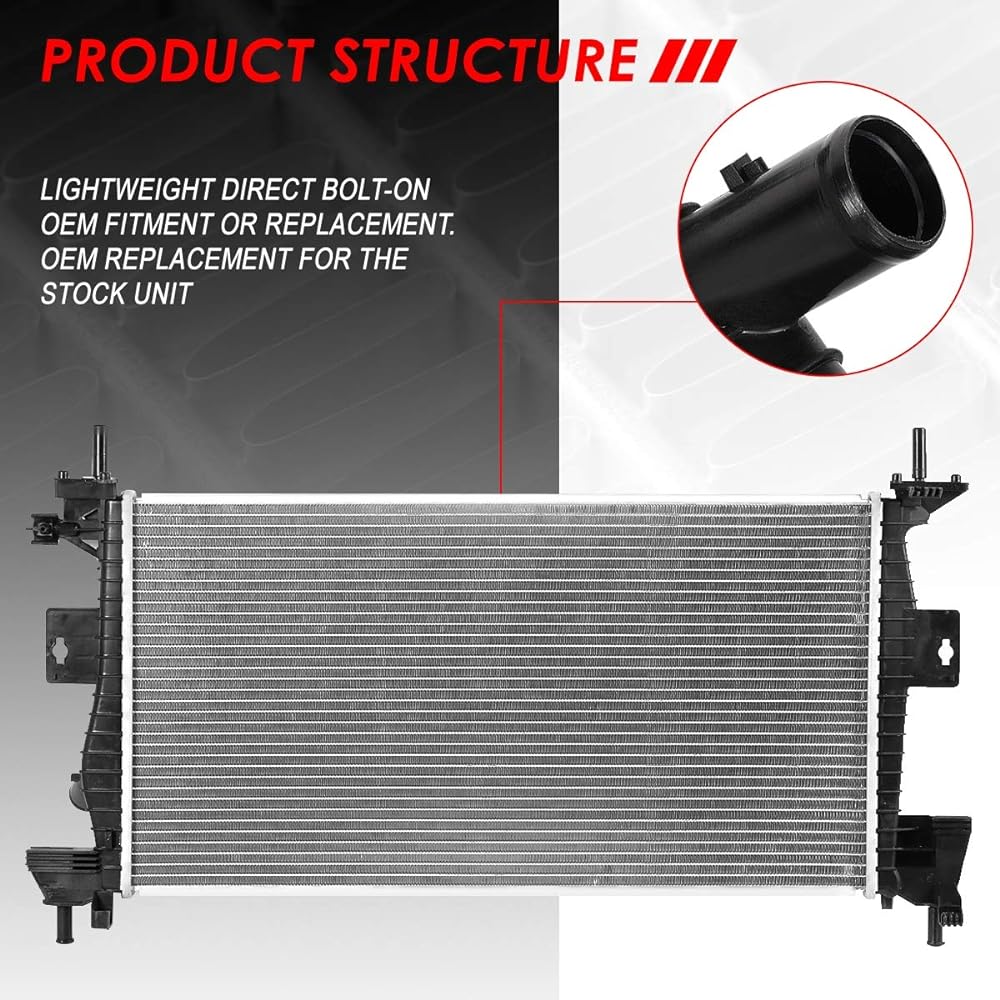 DPI 13219 Factory style 1 row cooling radiator FORD FOCUS 2.0L 12-18 compatible aluminum core