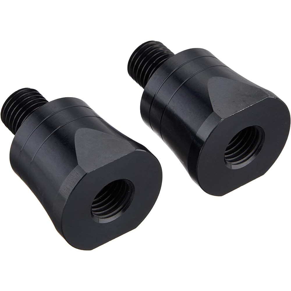 POSH Motorcycle Supplies Extension Stay for HG Turn Signals 40mm Black 2 Pieces 093040-06