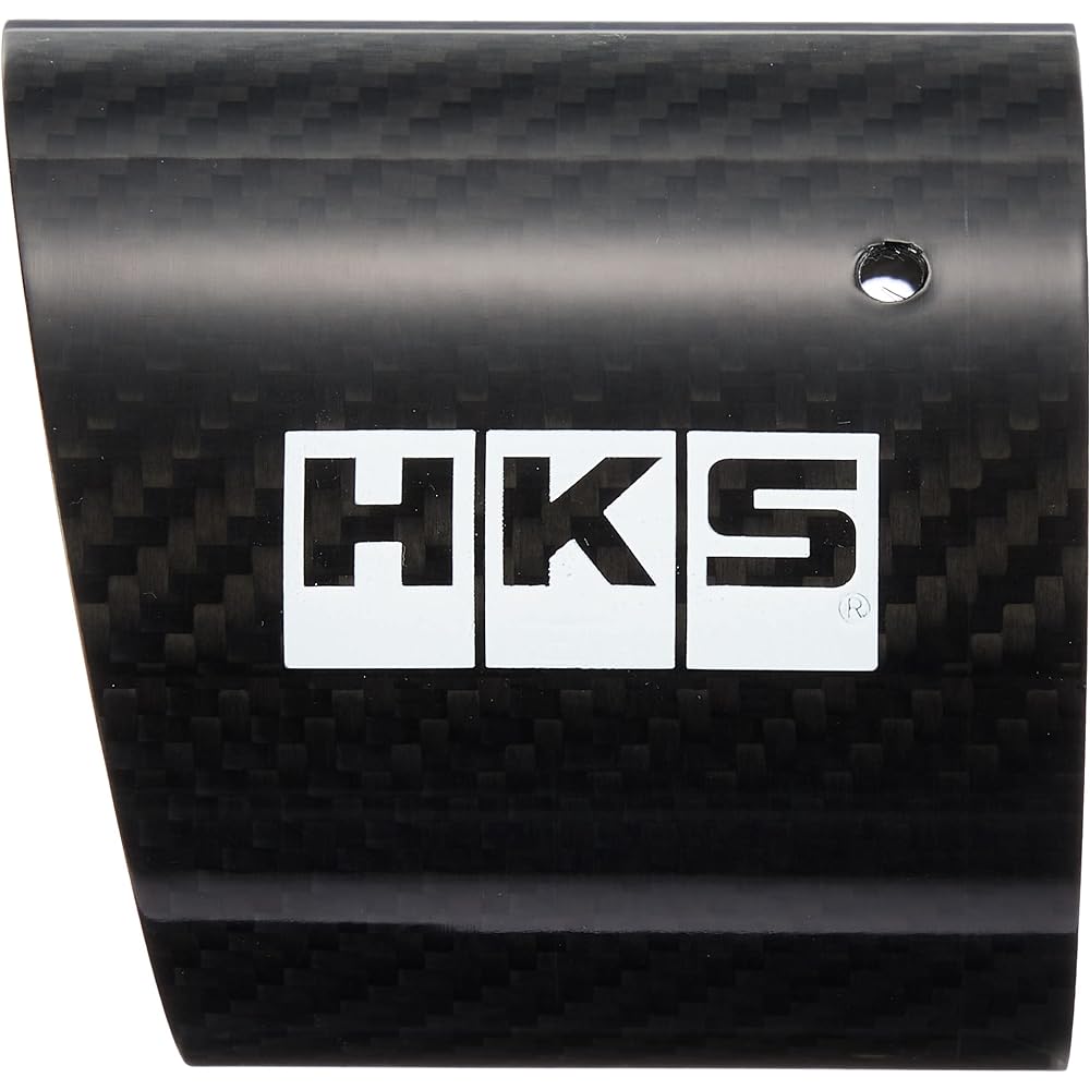 HKS Hi-Power SPEC-L II Optional Finisher Cover φ75 L=76 Carbon 34002-AK019