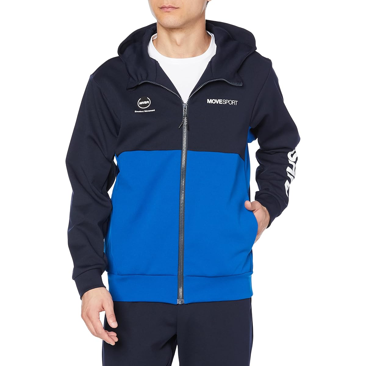 [DESCENTE] MOVESPORT Sweatshirt, Harikoshi, Stretch, Hooded, Training, Men's