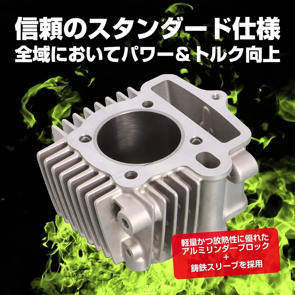 KITACO STD-Type 2 Bore Up Kit 88cc Aluminum Cast Iron Sleeve Cylinder Monkey Gorilla Shary Dax (ST50 6V) CD50 214-1013202