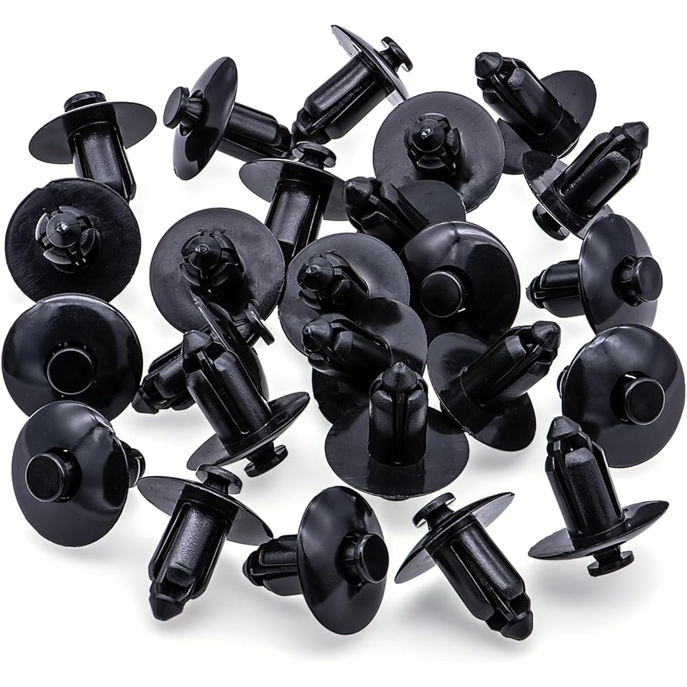 REXKA M8 Nyloppush Rivet Pin 25 pieces for Sports Bike ATV UTV