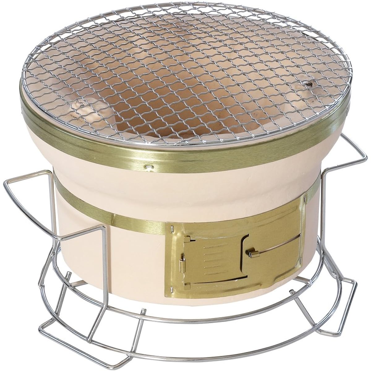 BUNDOK Seven Wheels with Stand BD-423 [For 1 to 2 People] Charcoal Grilled Barbecue