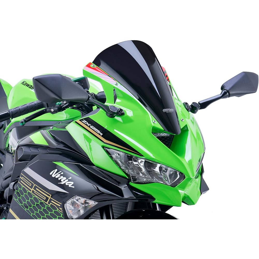 MRA MR688K Screen Racing ZX-25R Black, Approx. 1.6 inches (4 cm) Up