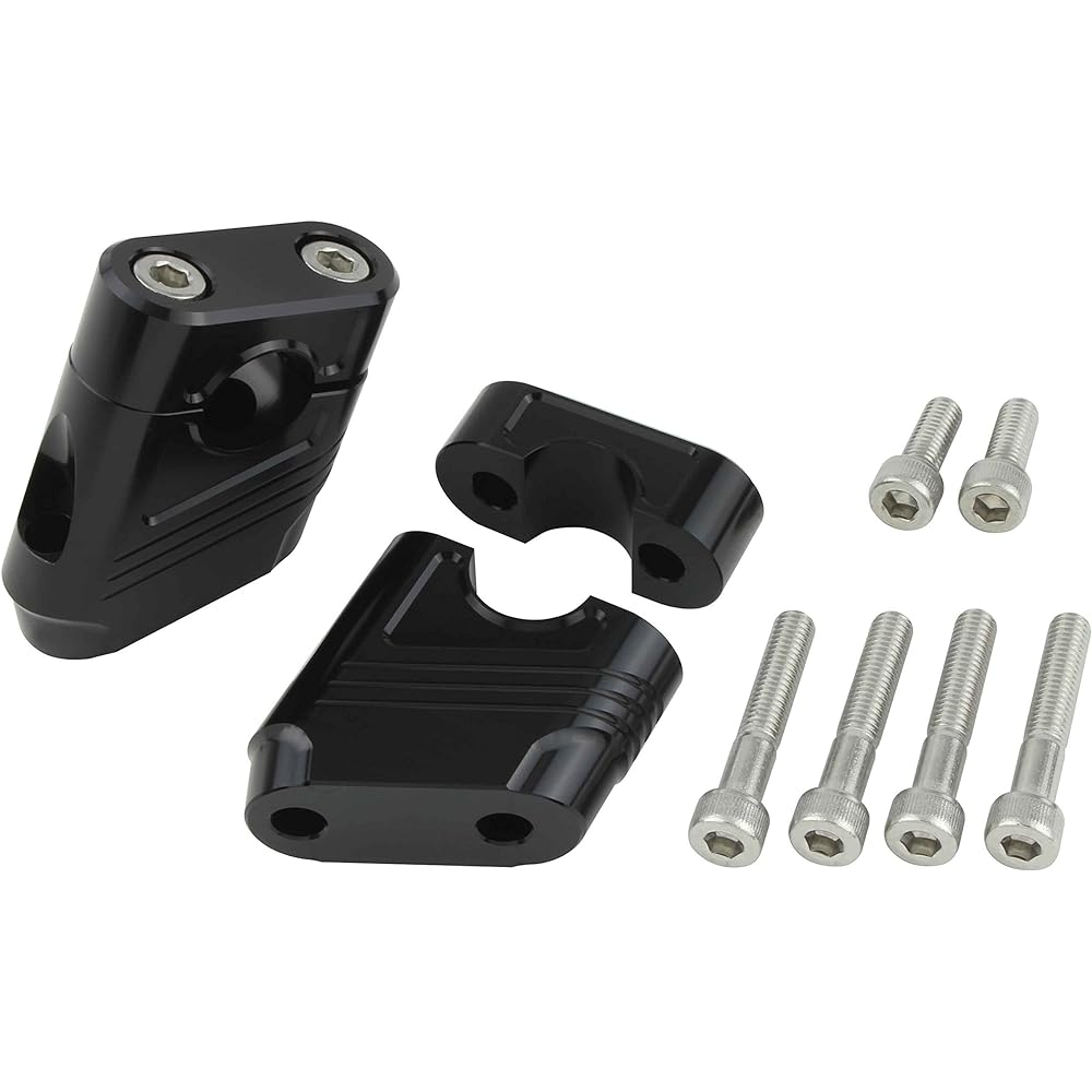 POSH Motorcycle Supplies Muscle Position Bracket ZEPHYR400/750/1100 Black 031152-06
