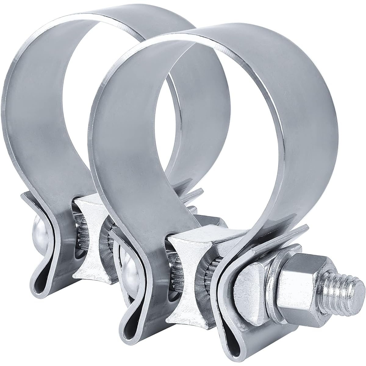 EVIL ENERGY 3.0 inch exhaust Clamp Summary band muffler clamp stainless steel 2 pieces