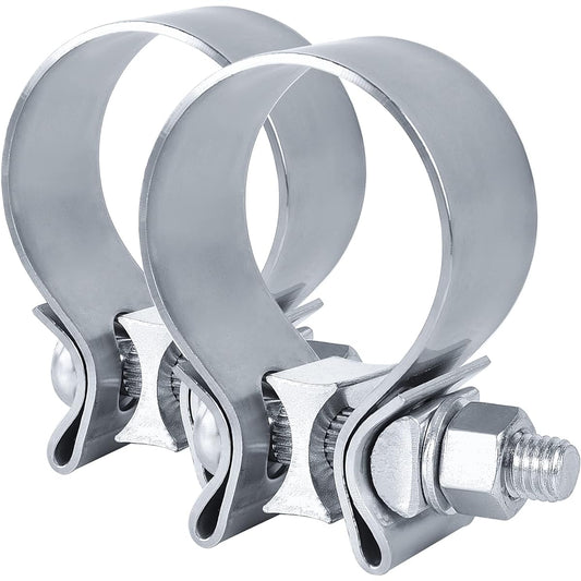 EVIL ENERGY 3.0 inch exhaust Clamp Summary band muffler clamp stainless steel 2 pieces