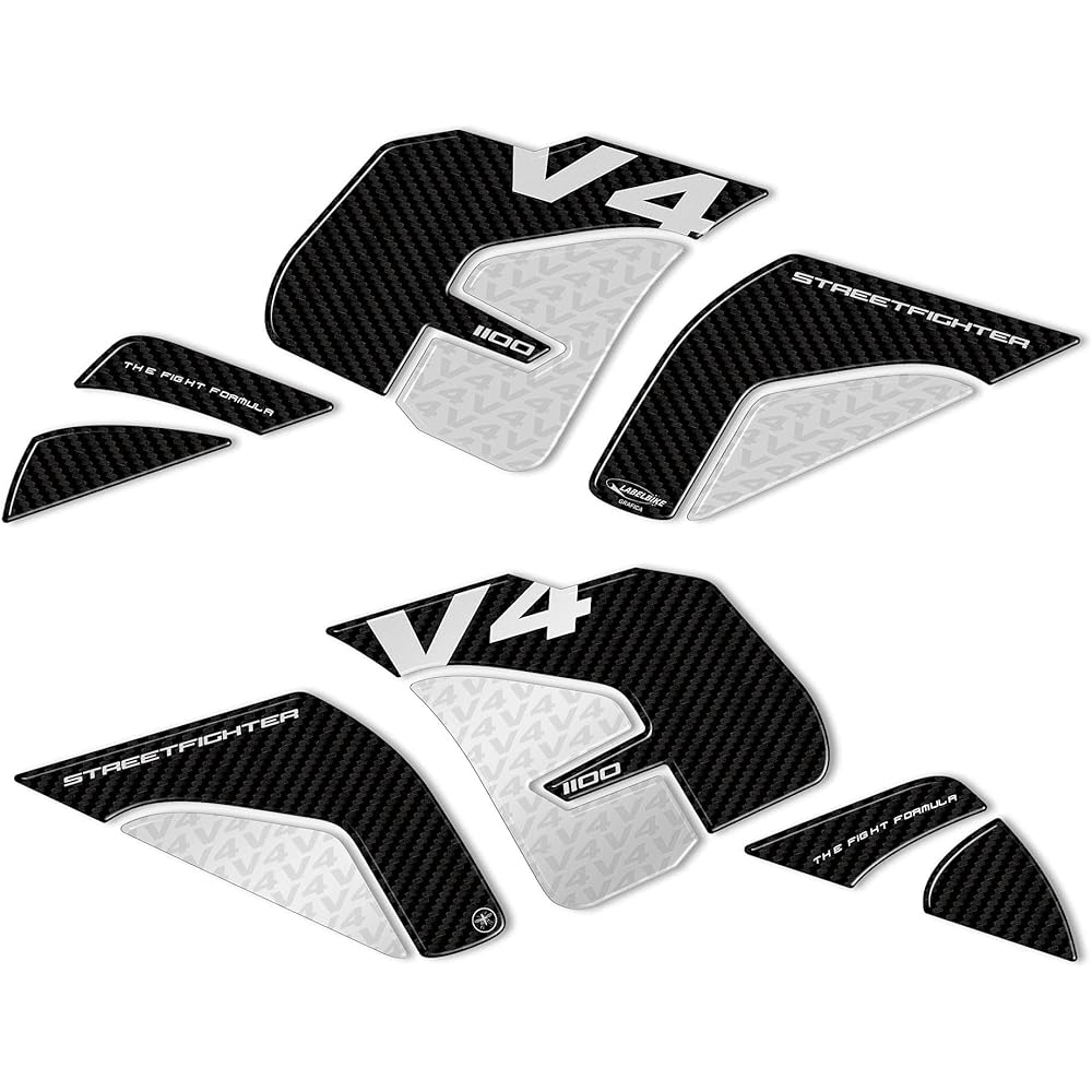 labelbike - 3D side tank sticker compatible with Ducati Street Fighter V42020-21