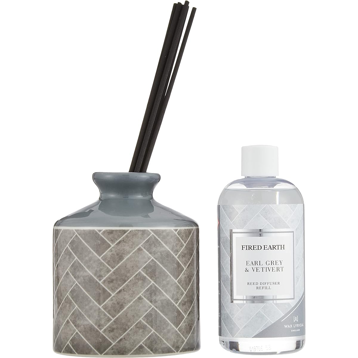 WAX LYRICAL FIRED EARTH Ceramic Diffuser 200ml Earl Gray & Vetiver