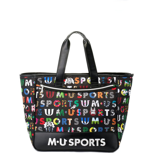 MU SPORTS 2023SS◆Colorful logo print all-over pattern Boston bag◆703J1208/FREE