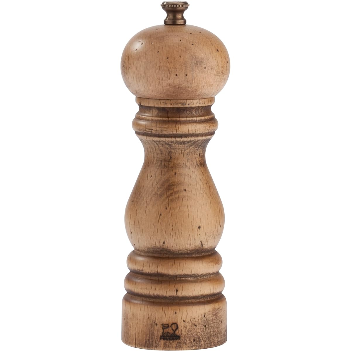 PEUGEOT Mill Pepper Mill Wooden Coarseness Adjustment Capacity 23g/18cm Manual Made in France Paris Antique 30957