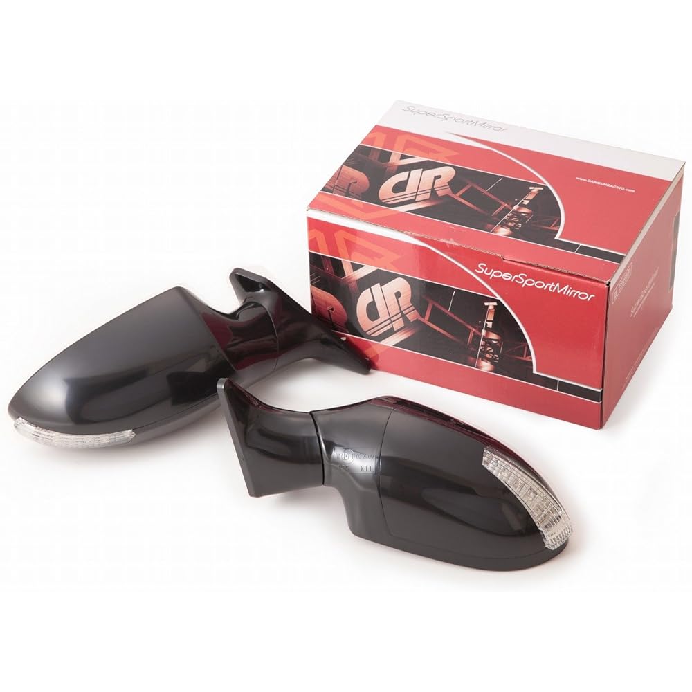 Side Mirror Honda Civic ES/EU/EP Series 4 Door [2000~2005] M60 Mirror LED Black Manual Adjustment of Mirror Surface Right Handle Pop-up Storage SBMM6BKMLHR-1109