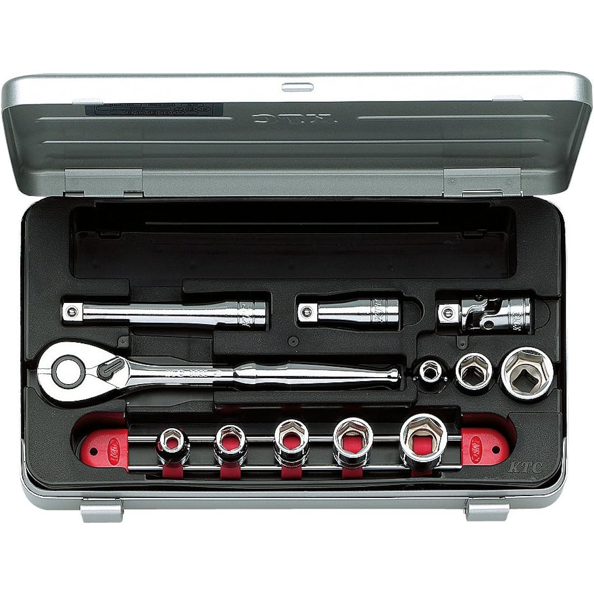 Kyoto Machinery Tools (KTC) 9.5mm (3/8 inch) Socket Wrench Set 12 Pieces TB308