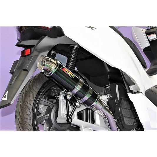 Realspeed Honda PCX125esp/PCX150 (JF81/KF30) Bike Muffler Blade Stainless Steel Black Color Muffler RSP-BLA-003