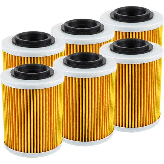 Motorcycle Oil Filter A/prili-a Caponord ETV 1000 RST1000 Futura RSV1000 RSV 1000 R Mile SL1000 Falco Tuono1000 R (Color : 6pcs-yellow)