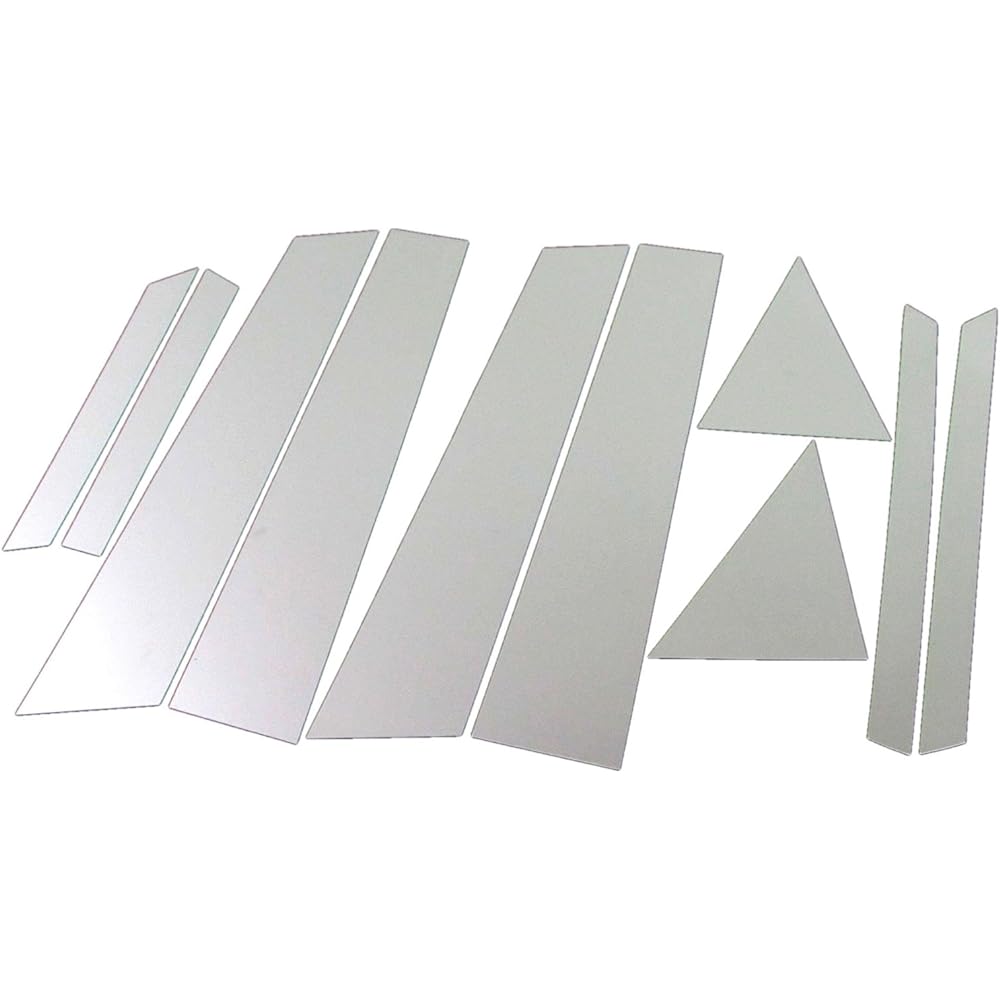 BRIGHTZ Prius ZVW30 Super mirror surface stainless steel plated pillar panel Vizer unnecessary 10PC [Pil-SIL-307] ZVW W30 30 4627