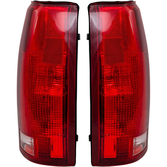 BROCK replacement driver and passenger seat set tail light 88-99 C1500 K1500 C2500 K2500 C3500 K3500 K3500 Pickup truck